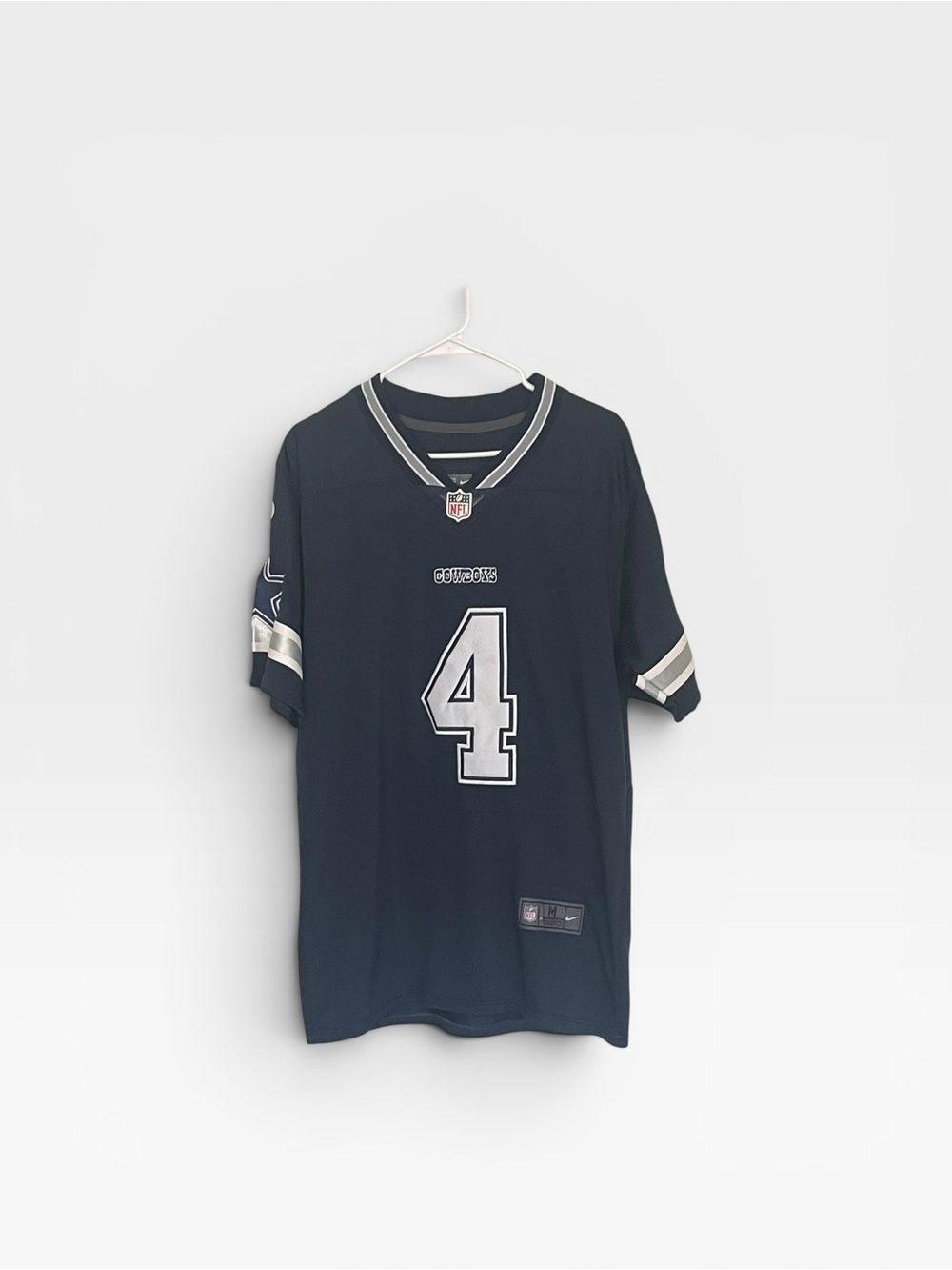 Dallas Cowboys Dak Prescott #4 NFL On Field Jersey Men’s Medium Navy Blue